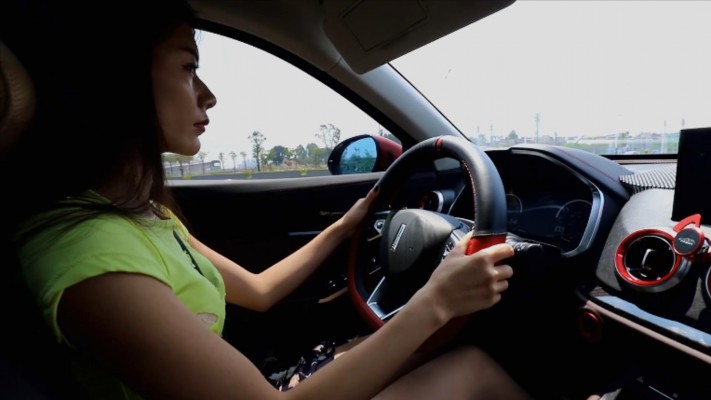 〖H.P.L栖心之栈〗—芷晴车内调教踩油门