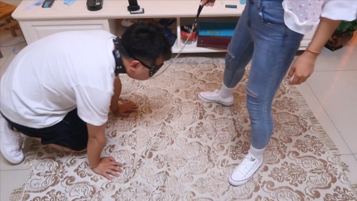 【猫猫大人】牛仔裤白匡威强迫坐脸钻胯 YC-210910-6