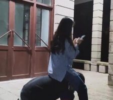 【强抚】双S户外原味遛狗【双视角完整版】 bf10957