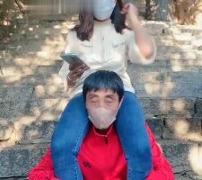 【小劳拉】户外山顶骑马【完整版】 bf18915