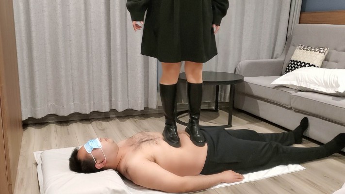 【橘子粥】长靴任意踩踏肉毯 YC-230201-2