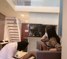 【乔安】提档/黑丝高跟诱惑/叼白袜 bf27316