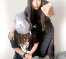 【西怡】虐妻母畜-五花大绑虐/挠脚底/胶带套头/竖中指鄙视 bf28972