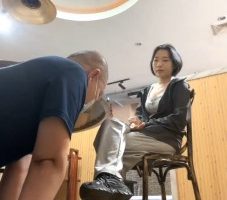 【朱砂痣】餐厅玩狗服务员看呆/混合食物喂食 bf29847