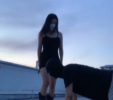 【宝爷】天台白袜tj-暴力提档/极度羞辱/强迫喂食 bf31051