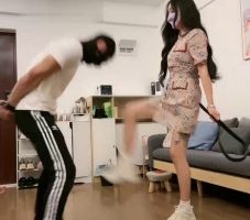 【奈奈生】反绑运动鞋踢踹鞭打/闻袜子/喝洗脚水 bf31756