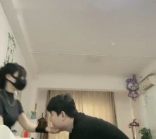 【不期而遇】胶皮头套闻袜香/胶带勒脖/吃呕吐物 bf33681