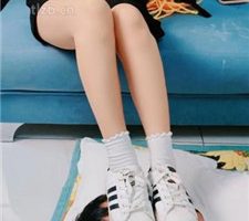 【萌宝儿】贝壳头白棉袜-拖鞋-裸足全体重踩脸 bf26930