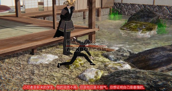 虐踩漫画《小忍者》（女忍者们虐打踢踩废物小忍者 强迫他闻脚）bf8664