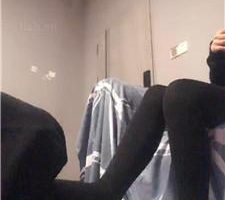 【甜恬】艺校女神-及膝黑袜踩虐老师狗 JS240314-12