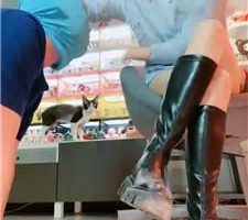 【美离子】脏长靴踩狗头/强制闻鞋/肉丝脚捂脸/骑马 bf40575