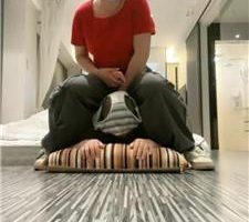 【婷婷】内裤套头/黑丝狂舔/物化脚垫 JS240627-36