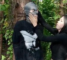 【芝芝女王】把贱奴绑在树上重度虐打 JS241004-28