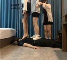 【欣婷】3S-小白鞋白袜+高跟踩踏【三视角版】 bf45957