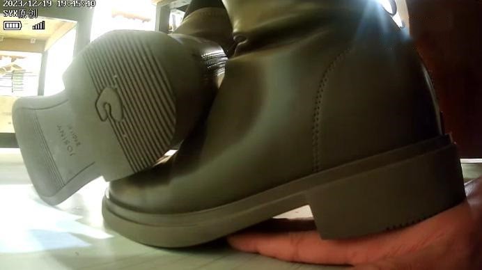 【无意识】户外书店凳下粗跟短靴踩手 ACYC-2683