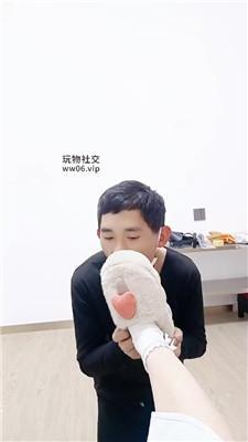 【南月女神】枷锁口塞堵嘴/毛拖鞋白袜踩/脚下喂食 JS250102-11