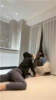 【辣姐】原味棉袜脏鞋底羞辱锁狗舔吃 JS250103-13