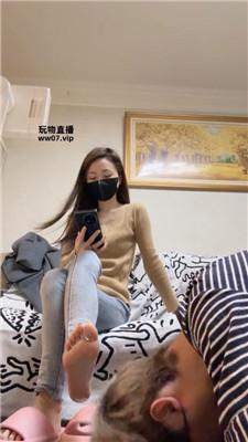 【安安sama】骑马狗爬/舔白袜脚/拖鞋踩踏 JS250313-10