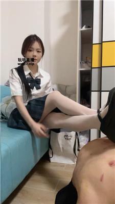 【琼爷】皮鞋白丝踩踏-舔脏鞋 bf53010