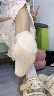 【苒苒】白棉袜裸足凉拖寸止    251011-22