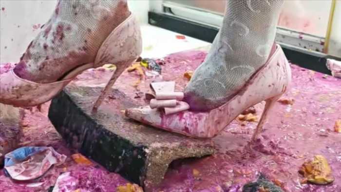 高跟鞋踩踏毁鞋2 JS251030~3