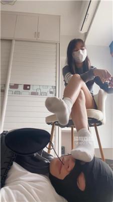 【甜恬】超臭白棉袜气味辱 bf58987