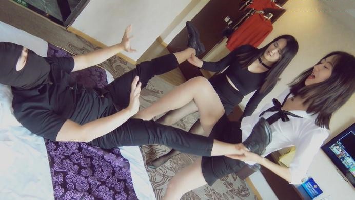 长腿姐妹花狂虐入室歹徒(下) JS251218~10